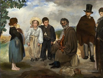  Édouard - Le vieux musicien Édouard Manet